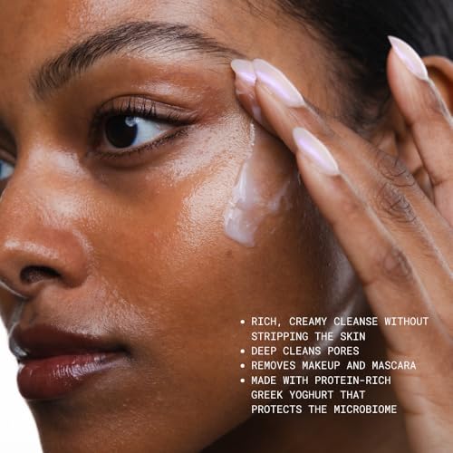 KORRES Greek Yoghurt Foaming Cream Cleanser, Deep Skin Cleansing 5.07 Fl Oz Greek Yoghurt Cream Cleanser 5.07 Fl Oz (Pack of 1)