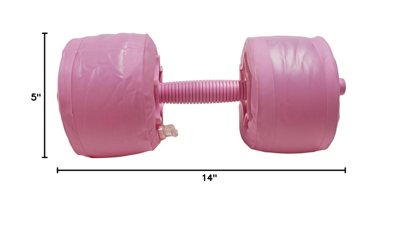 Water Filled Dumbbells Set for Women Travel Weights Adjustable Pink: 4~12 Lbs - BeesActive Australia