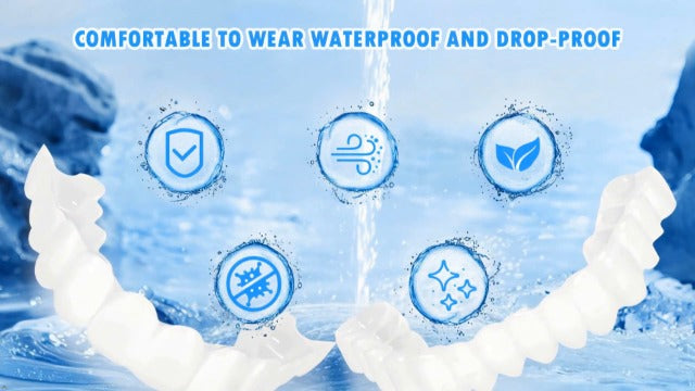 Adjustable 2 Pairs Kit - Smile Repair for Men/Women, Natural Comfortable Snap-on for Confident Smile Teeth Whitening Kits(2) 1