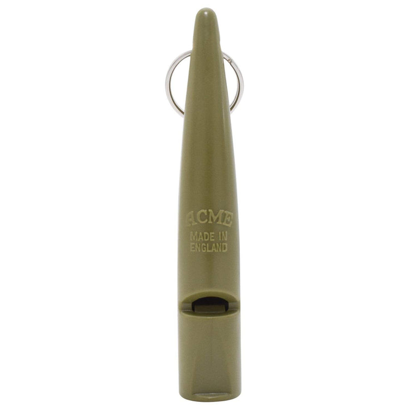 THE ACME | Dog Training Whistle Number 211.5 Medium High Pitch, Single Note | Good Sound Quality, Weather-Proof Whistles | Designed and Made in The UK… (Olive Green) - BeesActive Australia