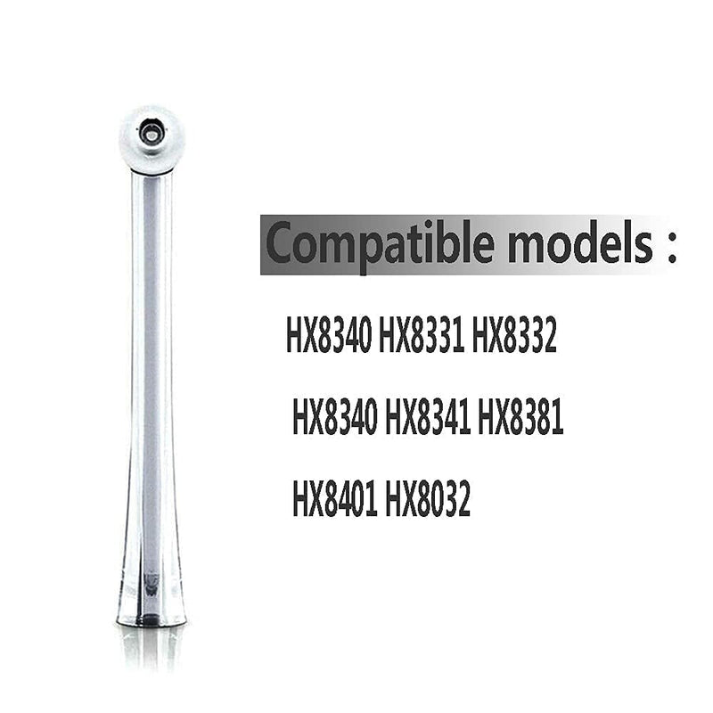 2PCS Oral Irrigator Nozzle Fit for Philips Soni care AirFloss Ultra HX8032/HX8331/HX8332/HX8340/HX8341/HX8381, Generic Soni care Flosser Replacement Heads - BeesActive Australia