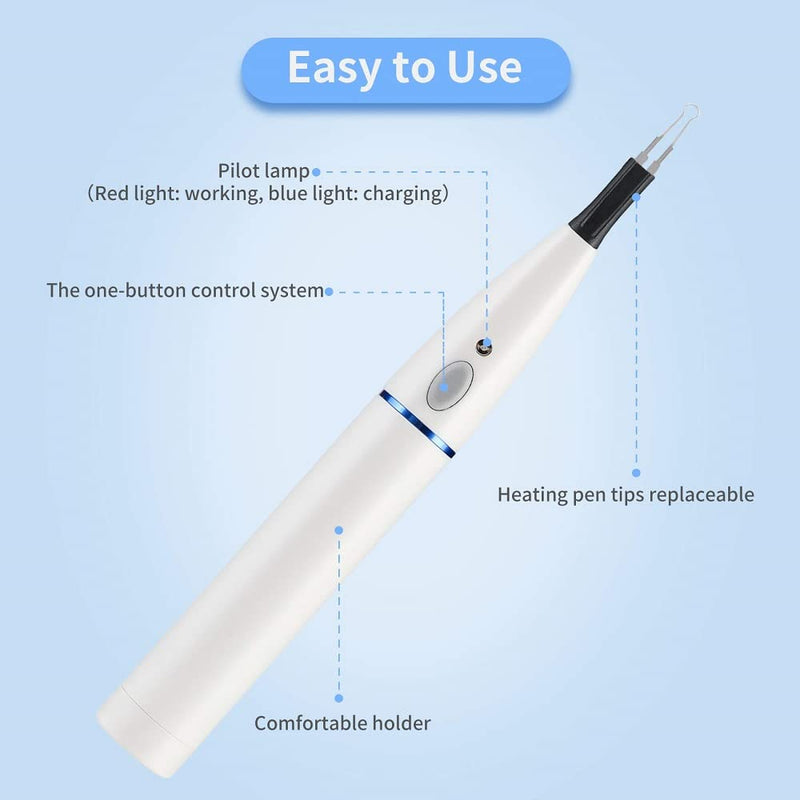 Gutta Percha Point Cutter with 4 Tips, Dental Tooth Gum Endo Obturation System with Heated Pen, Dentist Breaker Cutter Tools - BeesActive Australia