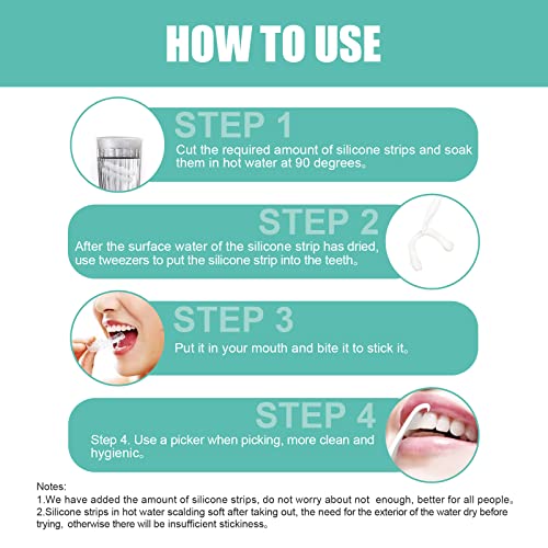 2 Pairs Snap on Dentures for Women & Men, Comfortable & Confident Smile, Snap in Teeth for Missing Teeth
