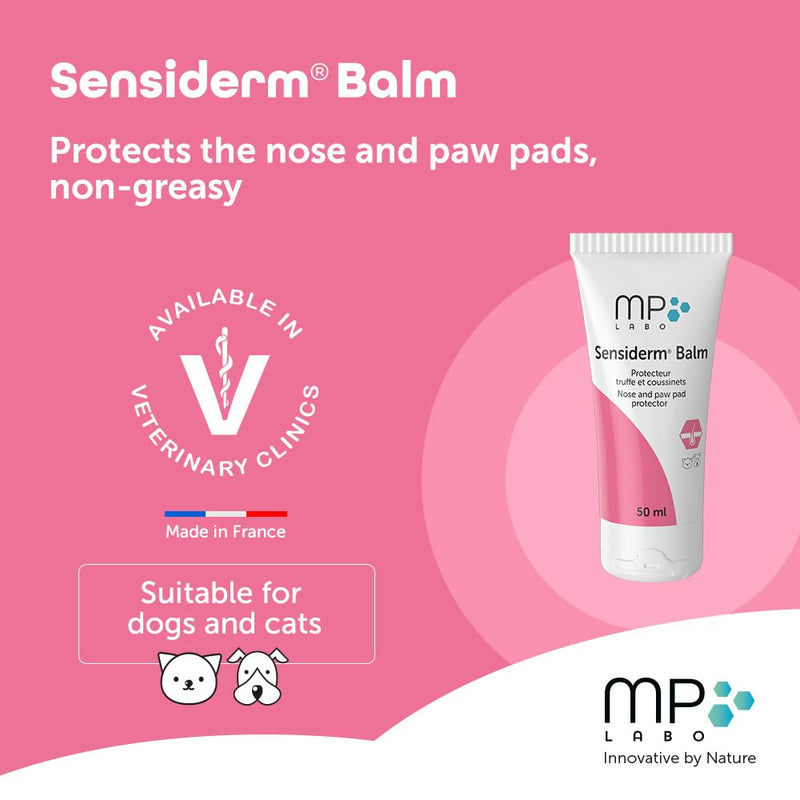 MP Labo Sensiderm® Balm 50 ml - Nose and Paw Pad Protector - Dogs and Cats - Fragrance-Free