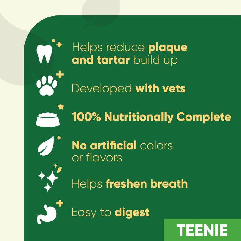 GREENIES Dental Sticks for small dogs weighing 2 to 7 kg - 43 chew sticks - Veterinary certified oral hygiene treats, 340g