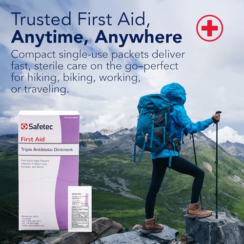 Water-Jel 2120 Bacitracin Zinc Triple Antibiotic Ointment, 0.5gm Packet (Pack of 144)