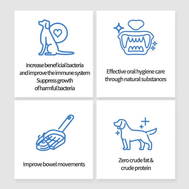 Probiotics for Dogs and Cats, Gut Health & Oral Supplements Powder Probiotic Dog Supplement, 30 Count (Pack of 1)