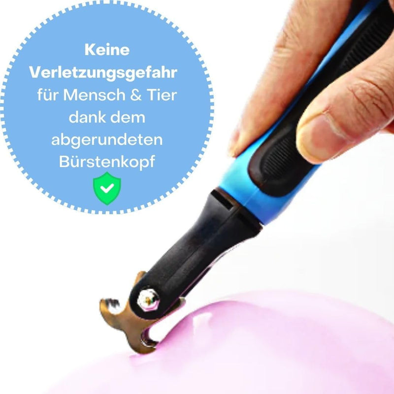 Tiertastisch dog brush & cat brush for medium & long hair, undercoat comb for removing undercoat and tangles, top hair protection and massage effect, fur hair brush for depilation - BeesActive Australia