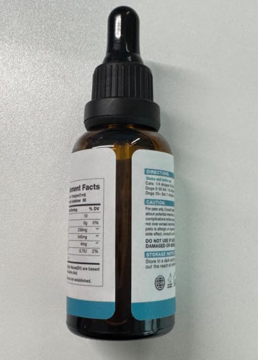(3 Packs) Pet Oil for Dogs and Cats - Calming Oil Drop, Organic Pets Oils 3-Pack
