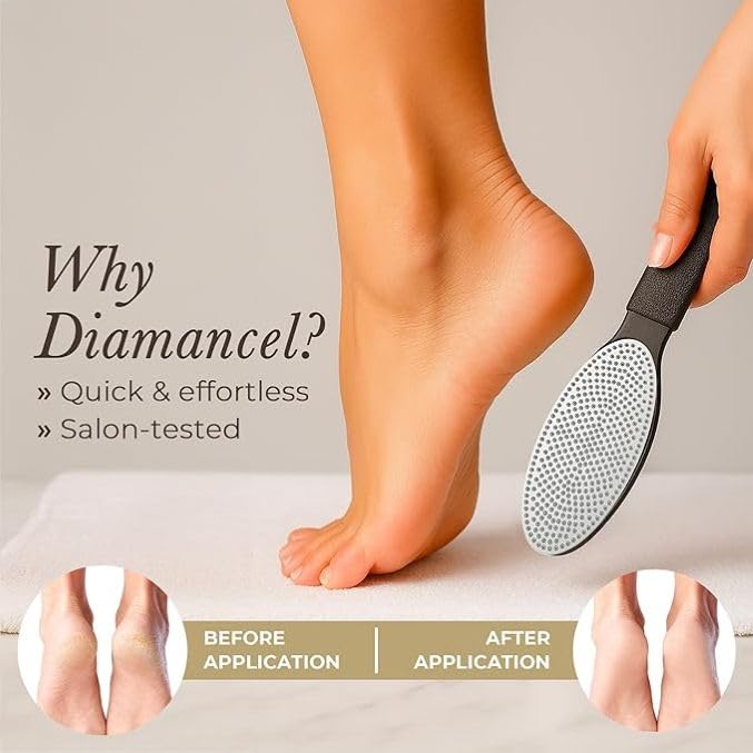 Diamancel Luxury Diamond Foot Buffer - #11 Medium Grit Rasp – For Average Calluses, Rough Skin & Regular Maintenance - BeesActive Australia