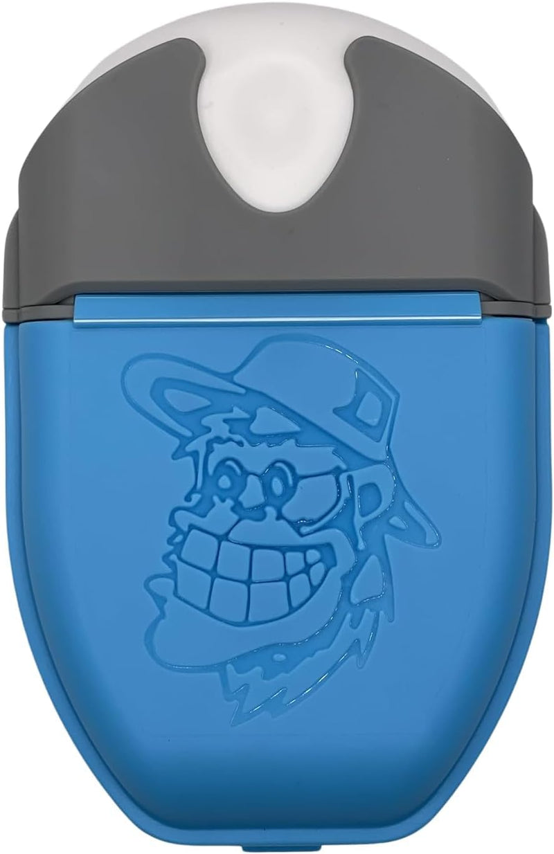 Self-Cleaning Mouthguard and Retainer Case with Cleaning Solution - Storage for, Night Guards, Aligners, Mouthguards – Compatible with Retainer Cleaner Tablets, and Foam Grilla Smurf - BeesActive Australia