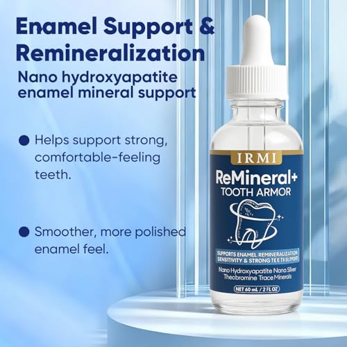 Irmi Dental Care Drops - Remineral Tooth Armor, Cavity Healing Tooth Armor Liquid, Nano Hydroxyapatite Remineralization Complex for Cavity Repair, Teeth Whitening with Remineralization Drops (2) 2