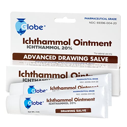 Globe Ichthammol Ointment 20% (Drawing Salve) 1 oz - Soothing Skin