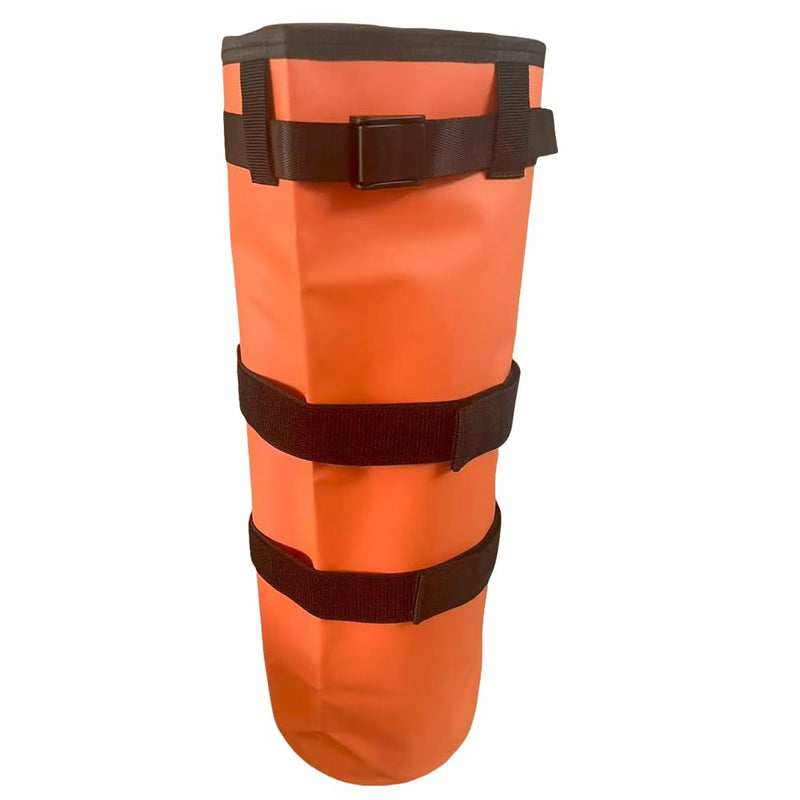 Horse Soaking Boot Equine Hoof Shoes Hoof Soaking Bag,Easy use Soaker Bag for Treating Common Hoof Ailments,Horse Leg Care ice Treatment Bucket with Quick fix Switch and EVA pad Orange