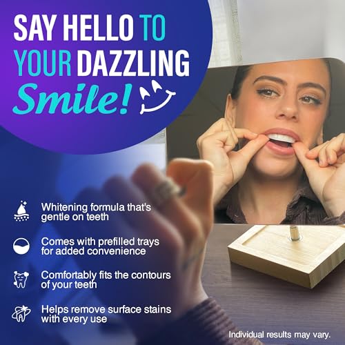GuruNanda Bright Smile Travel Bundle – Prefilled Whitening Trays (7 Treatments) & 70ct Ready-to-Go Disposable Toothbrushes for a Whiter, Cleaner Smile Anytime, Anywhere
