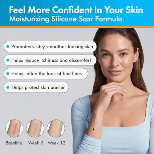 Serica Scar Gel, Silicone Formula for Scars, Face Safe, Quick-Dry, 1 oz