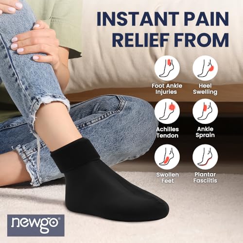 NEWGO Cold Therapy Sock, Ice Pack for Neuropathy & Plantar Fasciitis