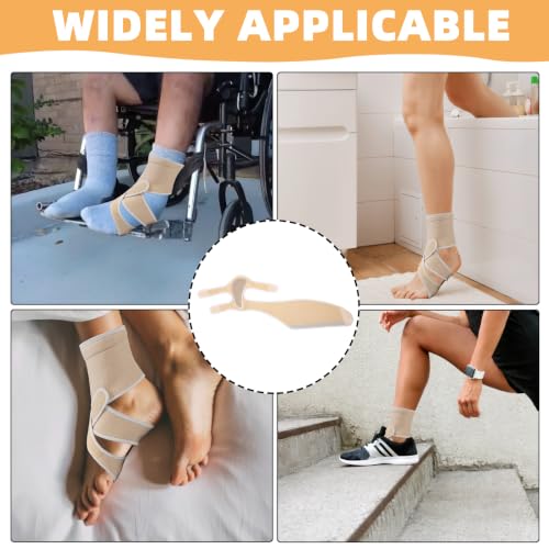 1 PCS Drop Foot Brace, Adjustable Ankle Brace, Foot Brace For Injured Foot, Ankle Foot Orthosis With Support, Comfortable And Breathable Ankle Support, Foot Supports For Walking(Left) Left