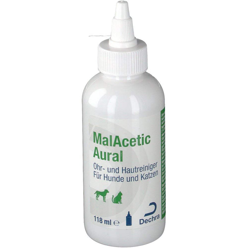 Albrecht MalAcetic Aural Ear and Skin Cleaner for Dogs, Cats and Small Pets - 118 ml