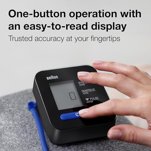 Braun ExactFit 1 Upper Arm Digital Blood Pressure Monitor Adjustable Cuff