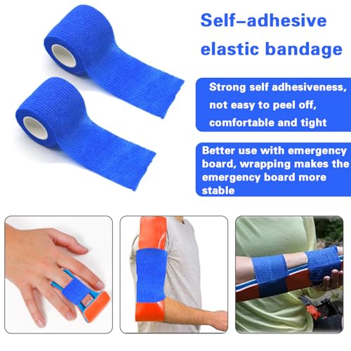 First Aid Splint 36" X 4.3",Emergency Splint Kit for Arm Leg Broken Bones Fracture,Ideal for Sports, Home, First Aid Refill and Pets (3 pack combo)