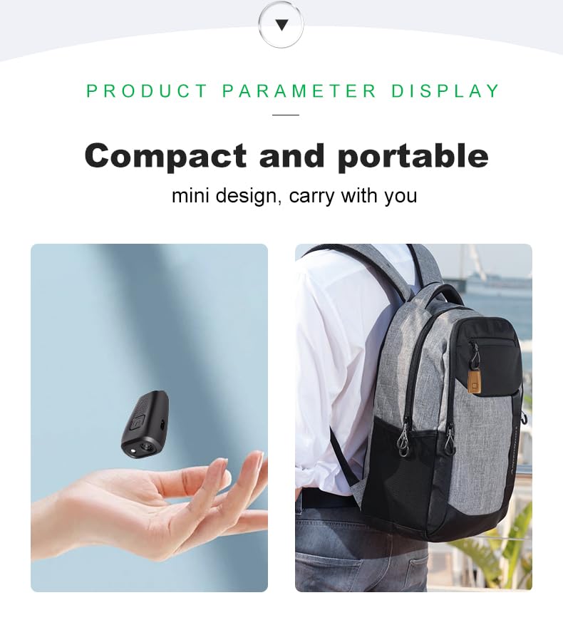 Dog Bark Deterrent Device Mini Ultrasonic Dog Repellent, Portable Dog Training Device, Anti-Barking Device, Dog Repellent and Dog Prevention Device, Rechargeable Dog Bark Deterrent Devices