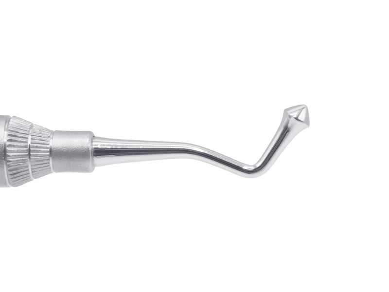 Pomee Dental Acorn Burnisher #21D, Double-Ended (3.80mm & 4.50mm Tips), Ultra-Light, 9.5mm Hollow Handle, Composite & Amalgam Instrument for Detail Finishing & Polishing, 702-602