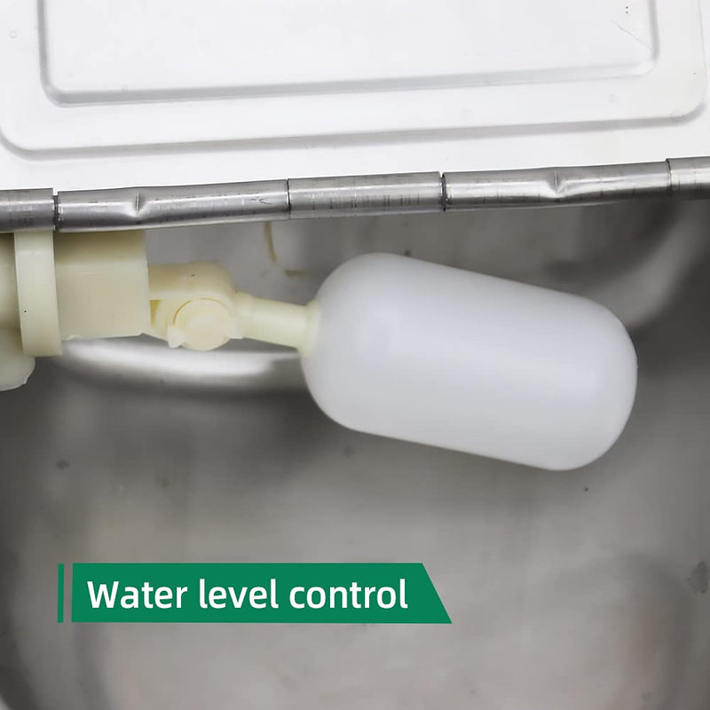 1/2 Inch Float Ball Valve,Water Float Valve for Automatic Livestock Waterer Bowl, Horse Goat Dog Water Trough,Pool, Aquariums(2 pack) 2 - BeesActive Australia