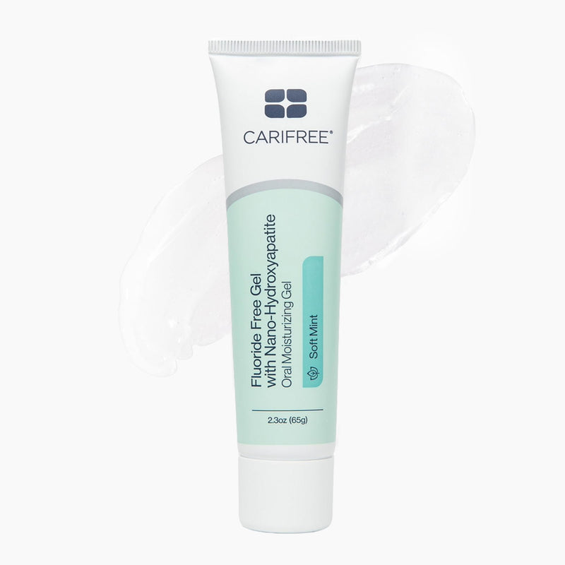 CariFree Fluoride Free Gel, Mint Flavored, Nano Hydroxyapatite Toothpaste, Neutralizes pH, Freshens Breath & Moistens Mouth, Dentist Recommended for Oral Care, (2.3 Ounce (Pack of 2), Soft Mint 2.3 Ounce (Pack of 2) - BeesActive Australia