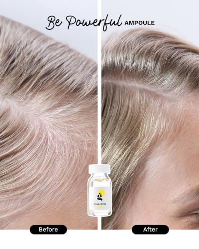 Ginger Milk Ampoule for Hair Loss Control with Biotin | Revitalizing Hair Treatment | BE POWERFUL (Pack 6 x 0.5 fl oz) 0.5 Count (Pack of 1)