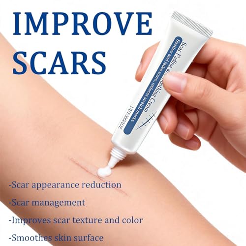Scar Soothing Cream, Scar Removal Cream, Smoothing Cream for Scars, Gentle Care for Sensitive Skin, Helps Improve Appearance of Scars, Reduces Redness, For Skin Recover Smooth (2pcs-30g)