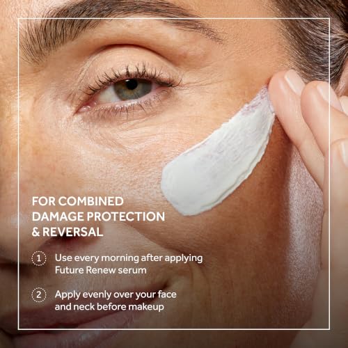 No7 Future Renew Damage Reversal Face Cream with SPF 25 - Anti Aging Face Moisturizer with Skin Firming Benefits - Formulated with Peptide Technology to Protect, Repair & Intensely Hydrate (1.69 Oz) 1.69 Ounce (Pack of 1)