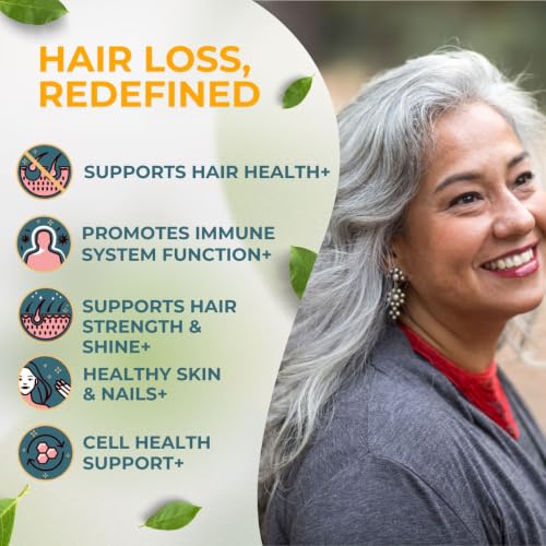 VITAL NUTRITIVE Biotin Hair Growth Vitamins - Hair, Skin & Nails Supplement 60 Count (Pack of 1)