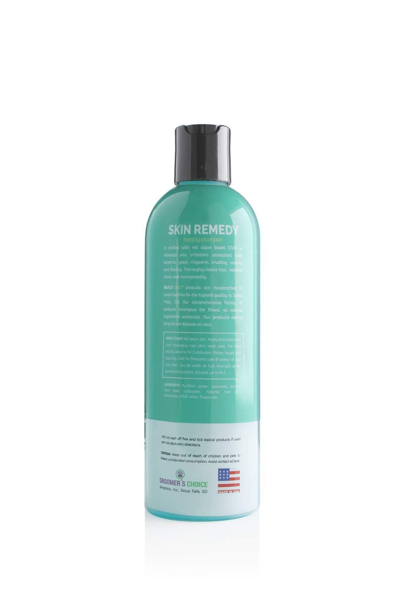 Bark2Basics Skin Remedy Dog Shampoo, 16 oz - Red Algae Based CTAB, Alleviates Skin Irritations Naturally, Promotes Healing - PawsPlanet Australia