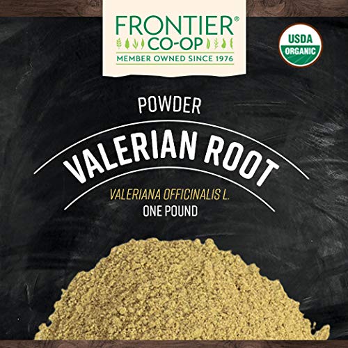 Frontier Co-op Organic Valerian Root Powder, 1lb Bulk Bag - Natural Dried Valerian Root Powder - Ideal for Valerian Teas & Herbal Uses, Kosher - BeesActive Australia