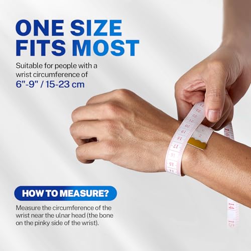 Ultra Thin TFCC Wrist Brace, Targeted Support for TFCC Pain Relief Recovery Black