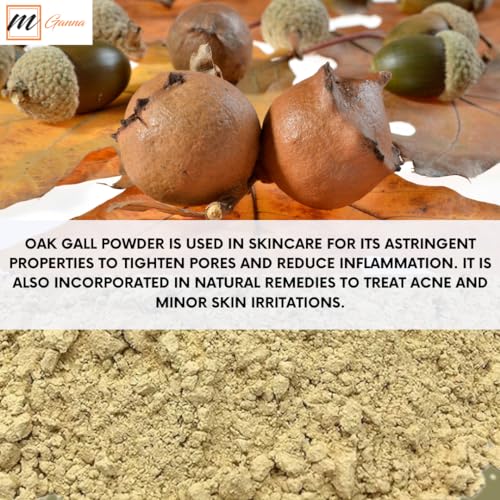 100% Natural Oak Gall Powder 0.5 lbs / 227 GMS | Quercus Infectoria/Majuphal or Manjuphal