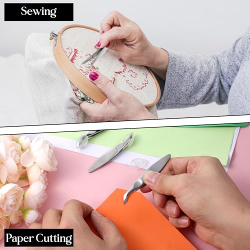 3Pcs Mini Cuticle Trimmer, Stainless Steel Cuticle Nail Clippers