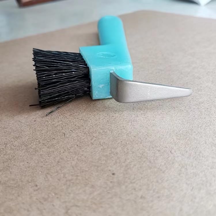 Horseshoe Brush- Horse Hoof Pick Brush with Soft Touch Rubber Handle- Horse Pick Brush Horse Grooming Tools- Portable Hoofpick- Hoof Care and Claw Care for Horse Sheep - BeesActive Australia