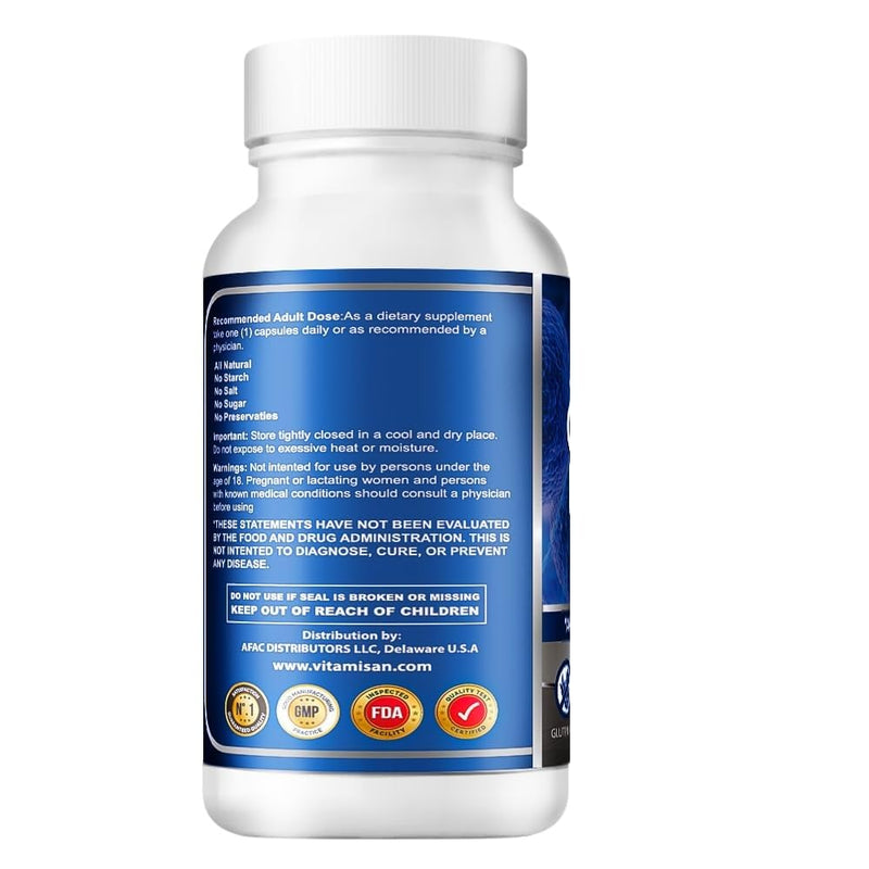 VITAMISAN 4 Celulas Madres Stemcells Celula AFA Blue Green Algae - Aphanizomenon Flos-aquae -Anti-Aging 240 Capsules new no GMO
