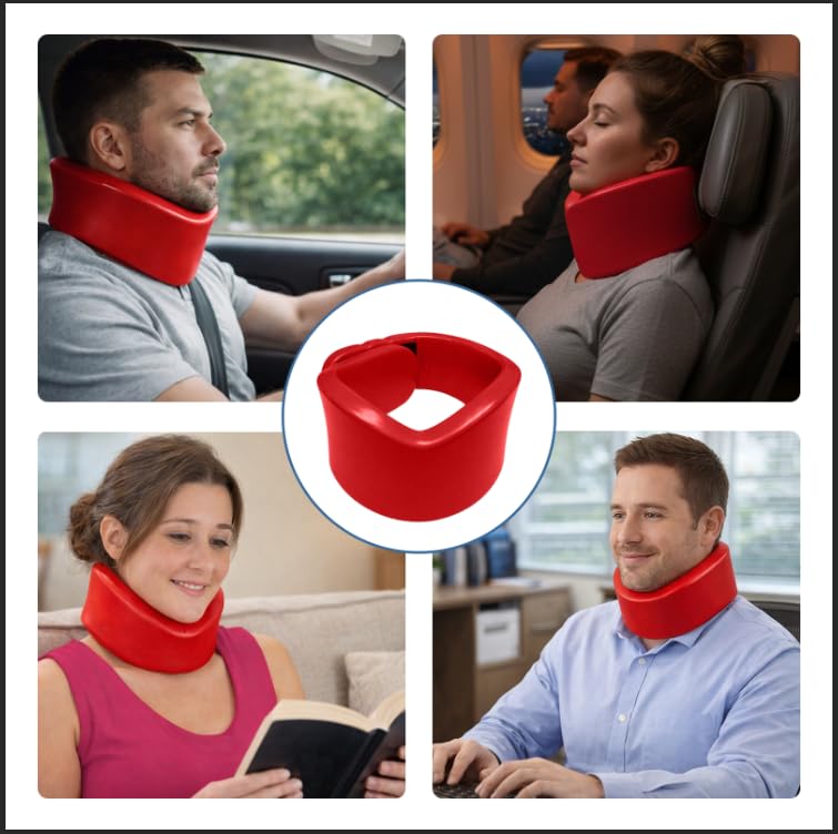 Mediss Foam Neck Support Brace - Waterproof Cervical Collar Splints for Stabilizes Spine, Relieves Pain Pressure, Neck Injury, Soft Vinyl Surface(S) S