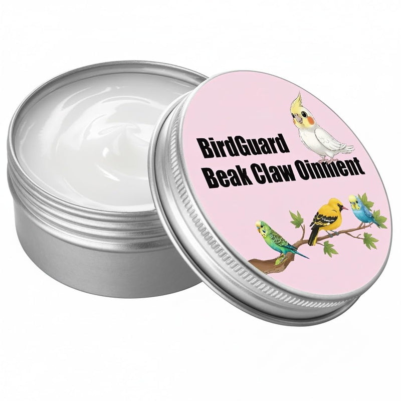XANADU Bird Ointment - Beak Balm & Claw Moisturizer for Dry, Peeling, Cracked Beaks and Rough Claws | Natural Beak Conditioner for Budgies, Parakeets, Cockatiels, Finches & Lovebirds (Mini Size) Mini Size
