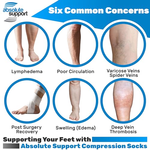 (3 Pairs) Sheer Short-Length Compression Socks for Women 15-20mmHg - Women's Graduated Knee High Support Stockings for Circulation - A403 Large Black