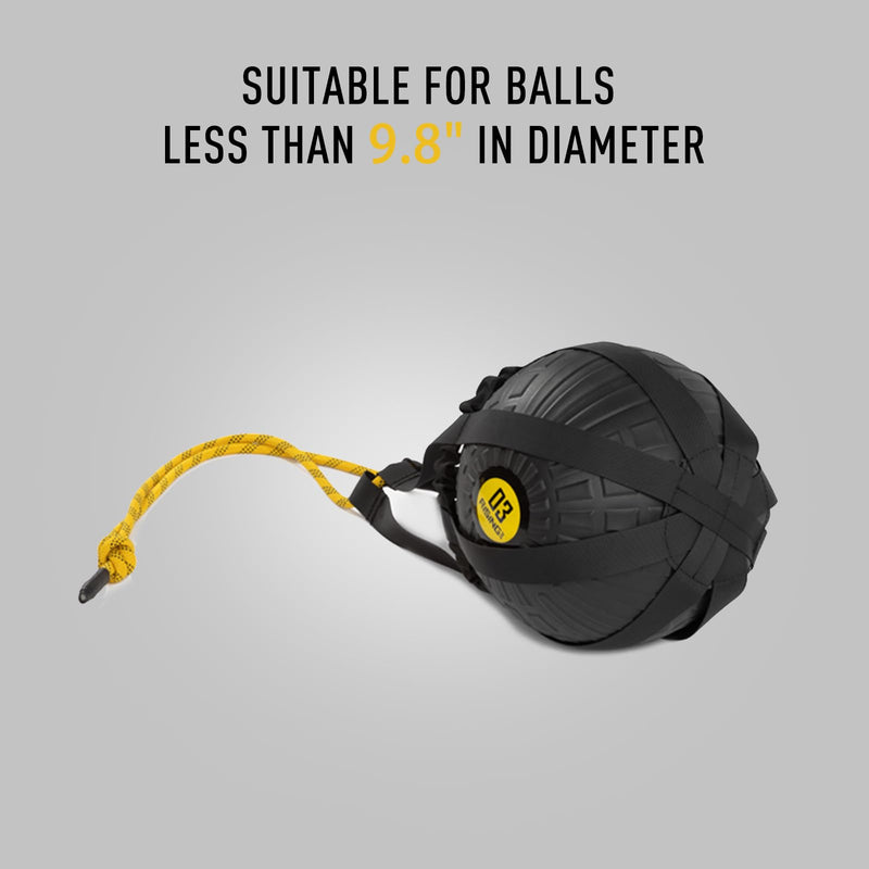 Medicine Ball Bag, Medicine Ball Rope, Rotation, Swinging, and Logging, Kettlebell Swinging, Russian Rotation, Counter Rotation Swinging, and Hammer Swinging (Excluding Medicine Balls) Yellow