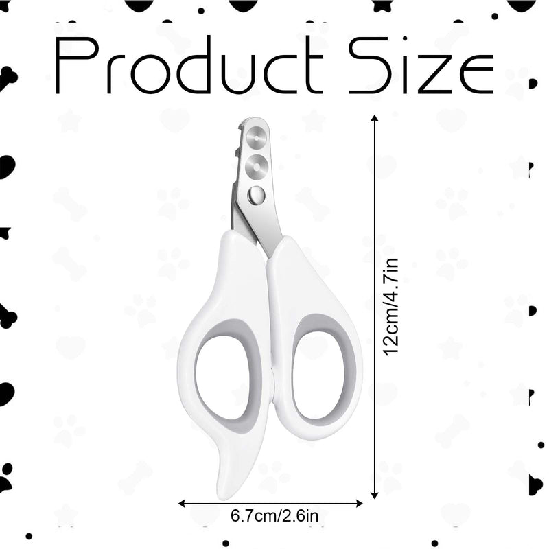 Dimeho Claw Scissors Cat Nail Clippers for Cats Safety Cat Claw Clippers with Protection Safety Protection Pet Nail Clippers Professional Paw Trimmer Set for Dogs Rabbits Ferrets - BeesActive Australia