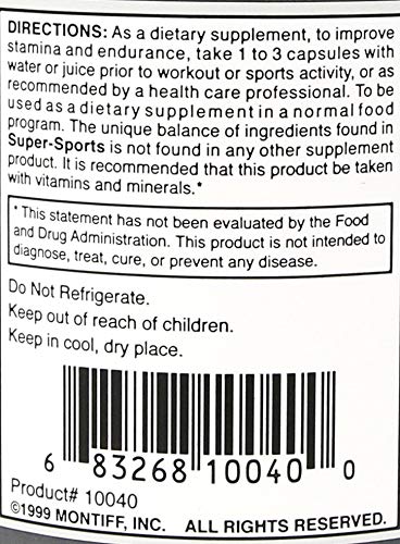 Super Sports 750 mg 200 Capsules