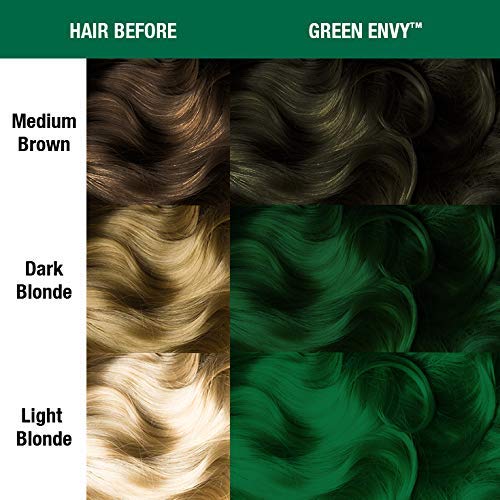 Manic Panic Semi Permanent Green Envy Hair Dye, 4 oz, 2 Pack