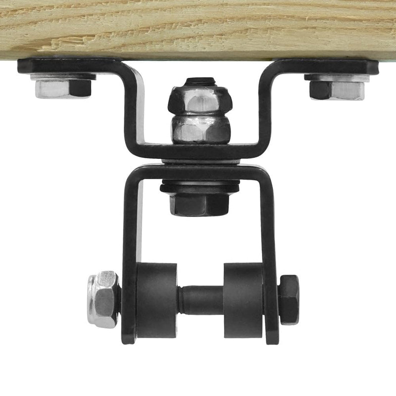 Meister 250lb Heavy Bag Ceiling Hanger Mount w/ 360° Swivel for MMA & Boxing Punching Bags Black Up to 250lb Heavy Bags (115kg)