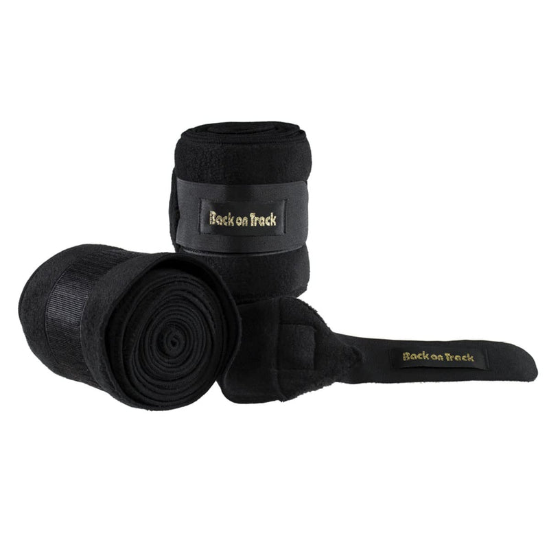Back on Track Wrap's Therapeutic Fleece Horse Polo 11 Black - BeesActive Australia