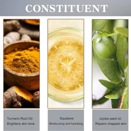 2PCS Turmeric Lip Scrub for Dark Lips, Lip Balm Moisturizer for Smokers, Lip Exfoliator Scrub for Lip Softening and Hydration, Dark Lips Corrector Balm, Reduce Fine Lip Lines, Nourish lips